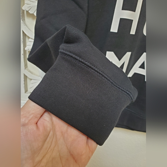 NWOT Everlane 100% Human Heavyweigt Sweatshirt Large Black & White - Picture 2 of 7